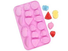 Molde silicona 16 frutas